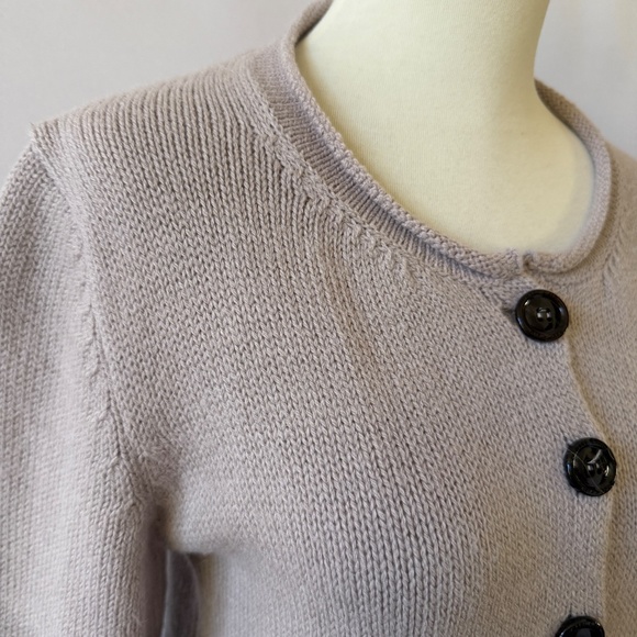 MARC CAIN SWEATER CARDIGAN SCARF SET WOOL ALPACA BLD COZY CHIC LUXURY KNIT 2 - Picture 9 of 12